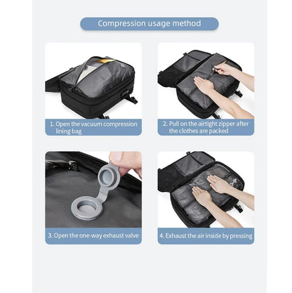 Smart Vacuum Compression Backpack