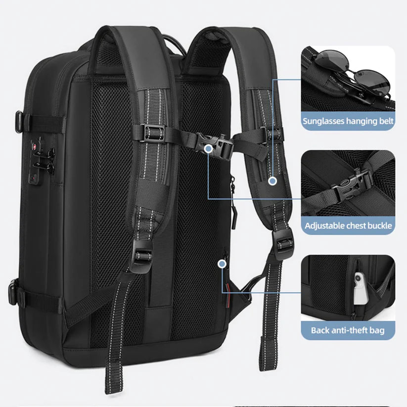 Smart Vacuum Compression Backpack